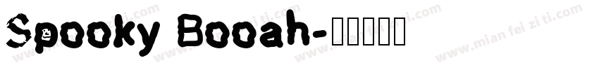 Spooky Booah字体转换